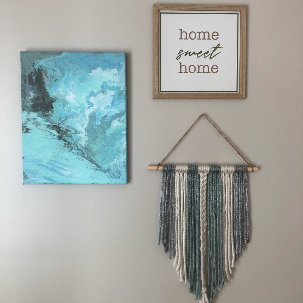 Boho Macrame Yarn Wall Hanging